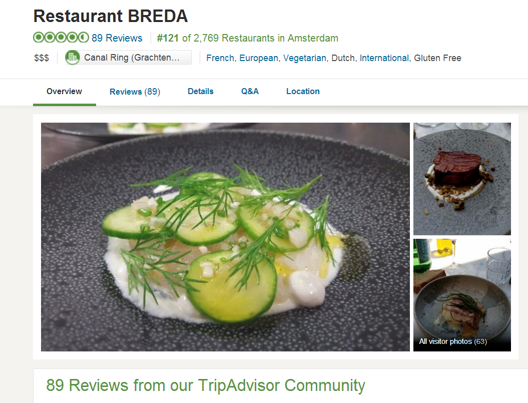tripadvisor amsterdam restaurants